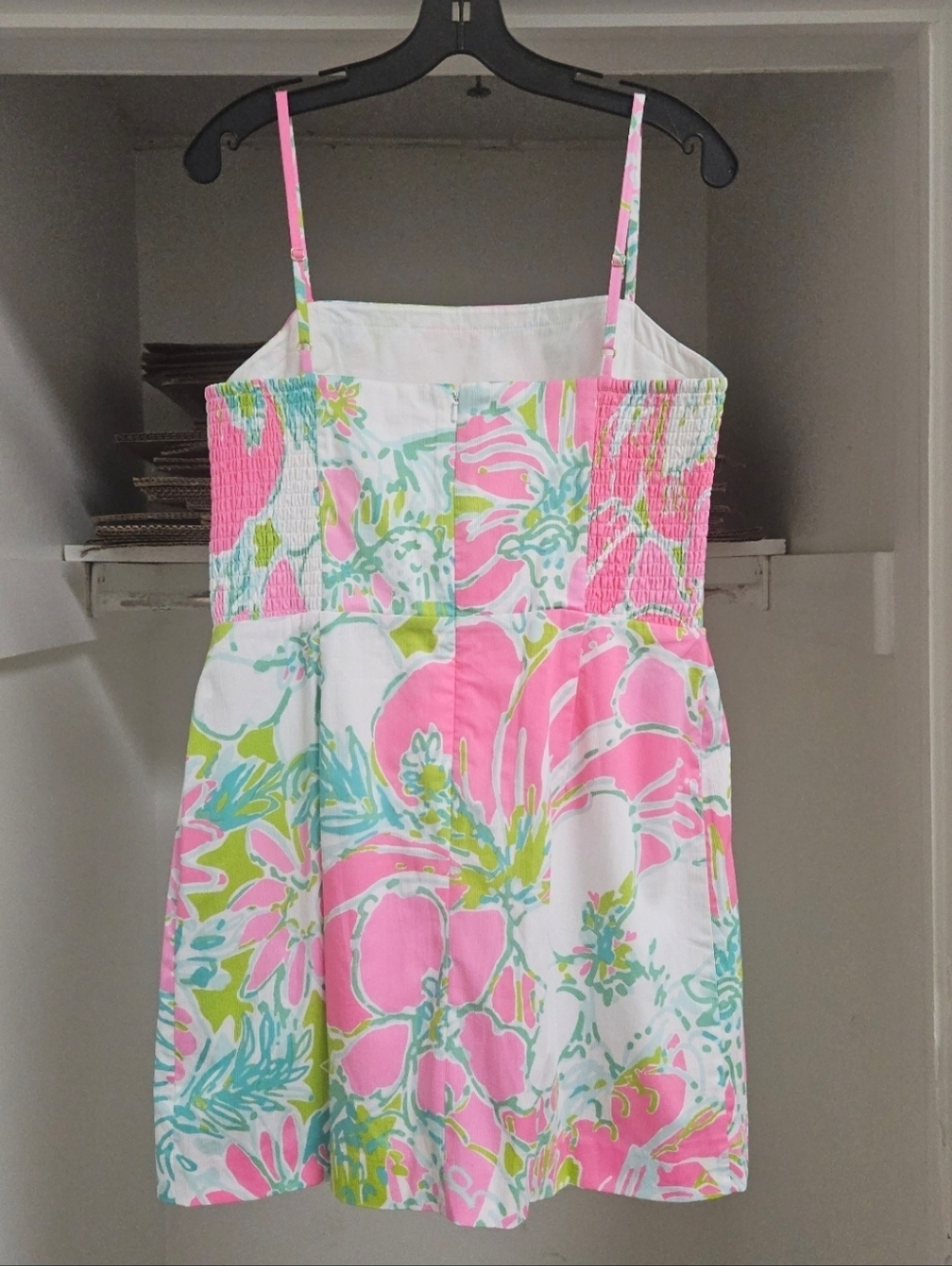 LILLY PULITZER JESSE SKORT ROMPER FLAMINGO PINK 10 - Picture 4 of 6